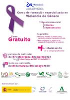 CURSO DE FORMACIÓN ESPECIALIZADA EN VIOLENCIA DE GÉNERO (GRATUITO)