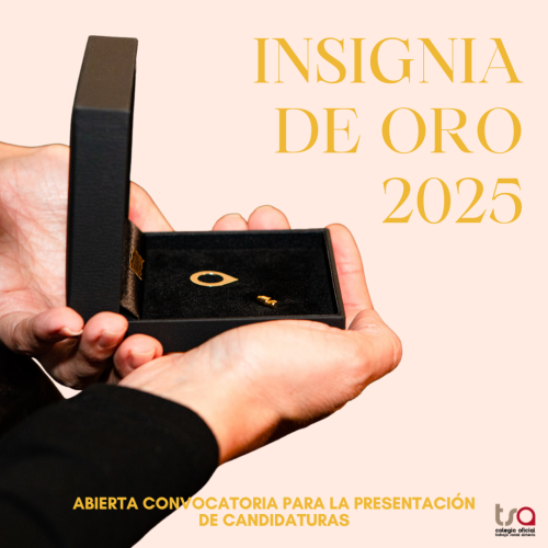 Abierto el plazo de presentación de candidaturas a la Insignia de Oro 2024