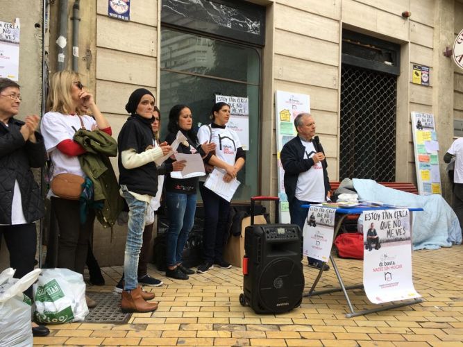 EL COTSA ASISTE A LA LECTURA DEL MANIFIESTO “NADIE SIN HOGAR”