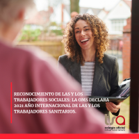 RECONOCIMIENTO DE LAS Y LOS TRABAJADORES SOCIALES: LA OMS DECLARA 2021 AÑO INTERNACIONAL DE LAS Y LOS TRABAJADORES SANITARIOS