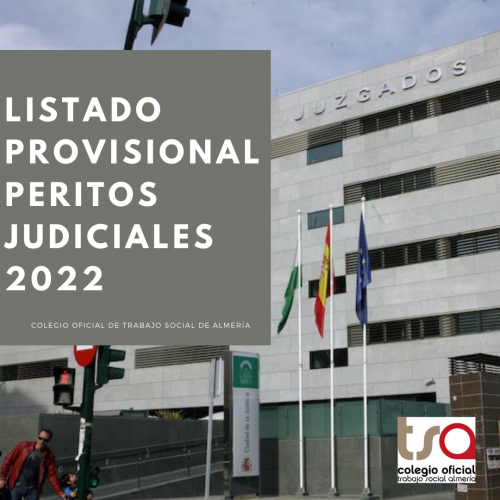 LISTADO PROVISIONAL PERITAJE SOCIAL 2022
