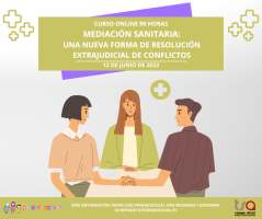 Curso Online "Mediación sanitaria: una nueva forma de resolución extrajudicial de conflictos" 